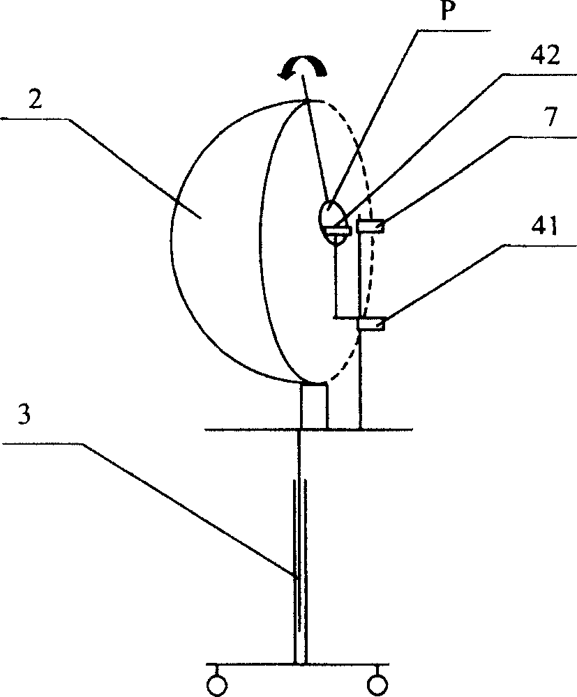Strabism measuring instrument and its method for measuring strabism