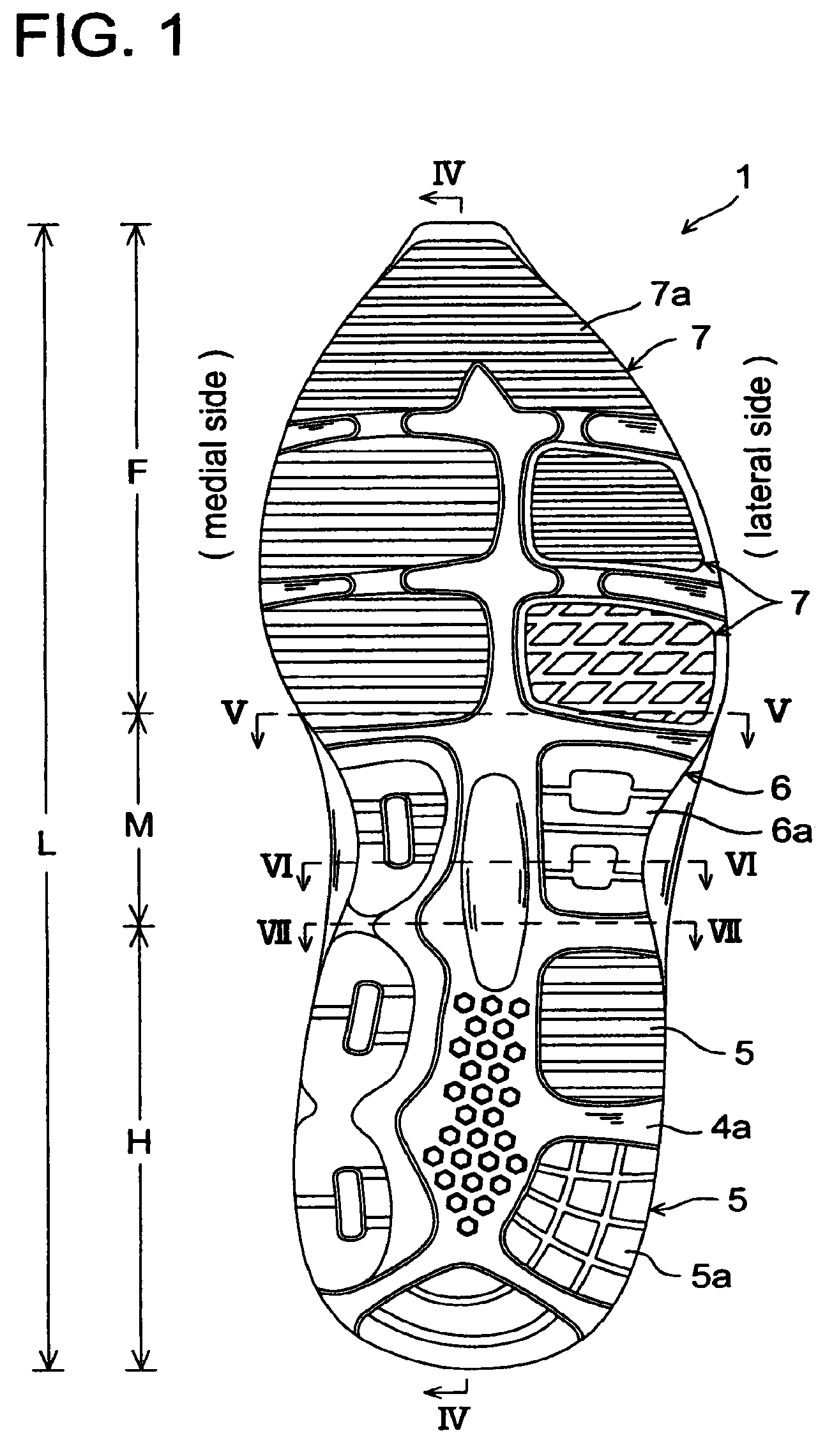 Midfoot structure of a sole assembly for a shoe