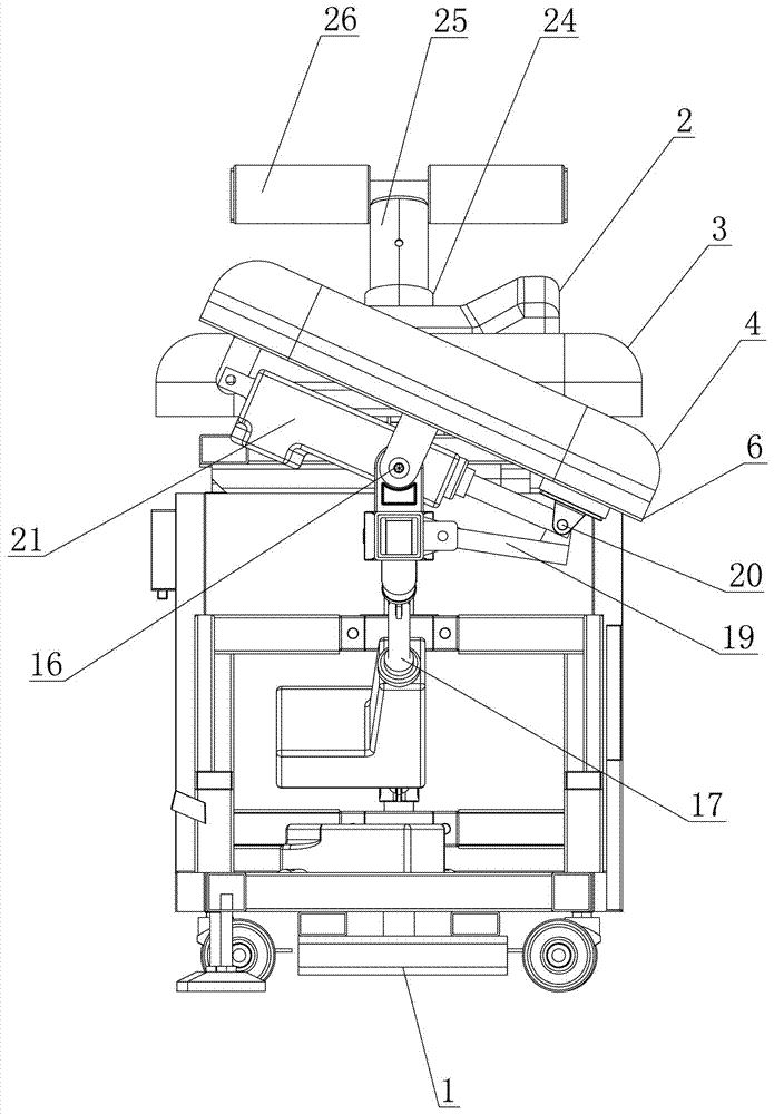 Cervical and lumbar treatment traction bed