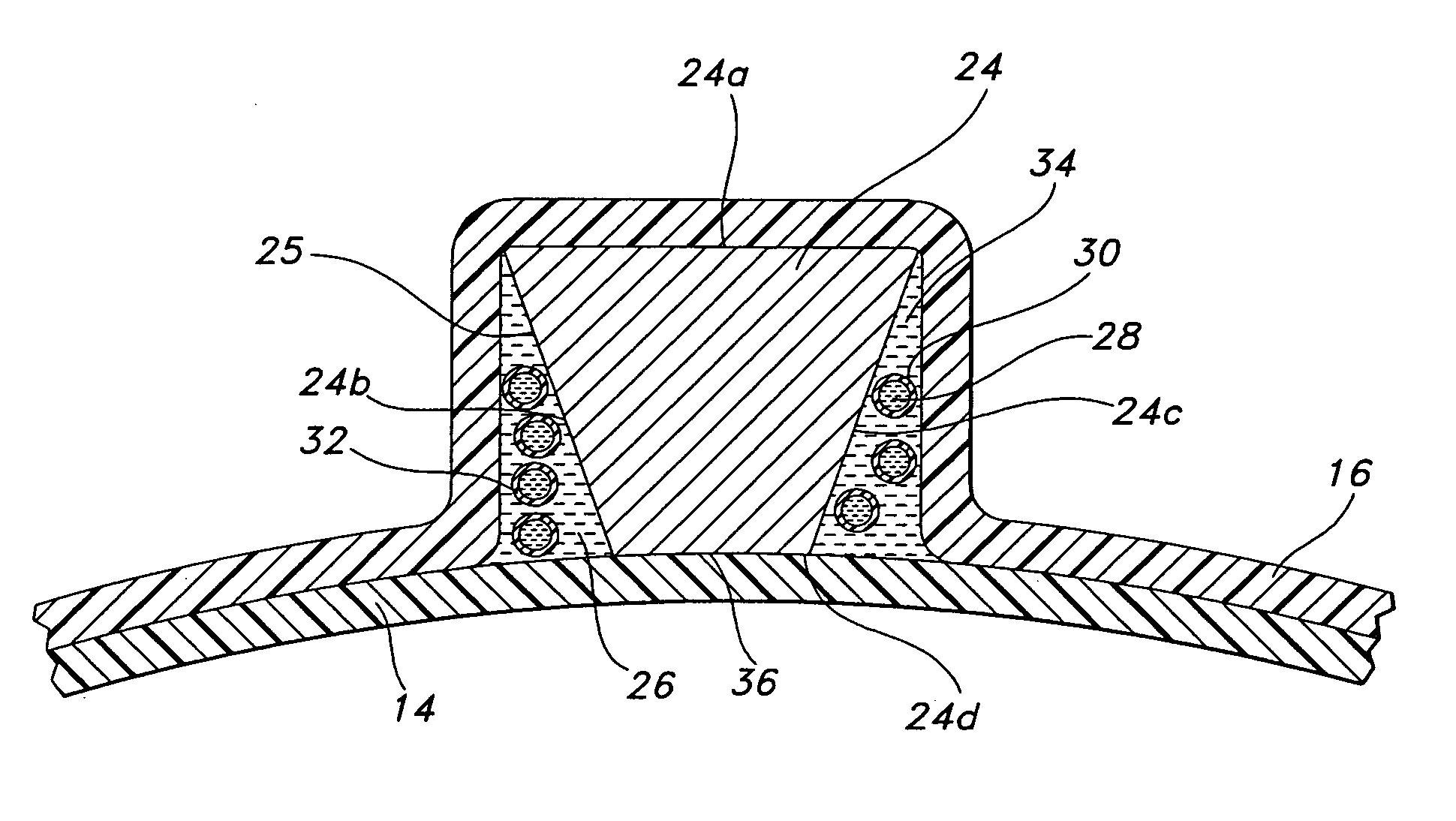 Covered stent with biologically active material