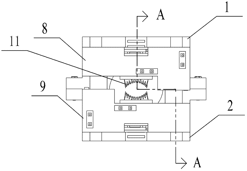 Open-close type current and voltage transformer