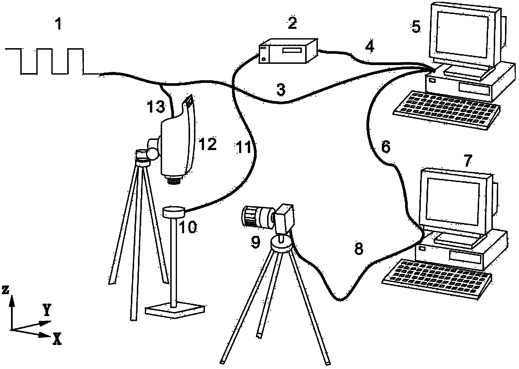 High-speed synchronous acquisition system for images and power data