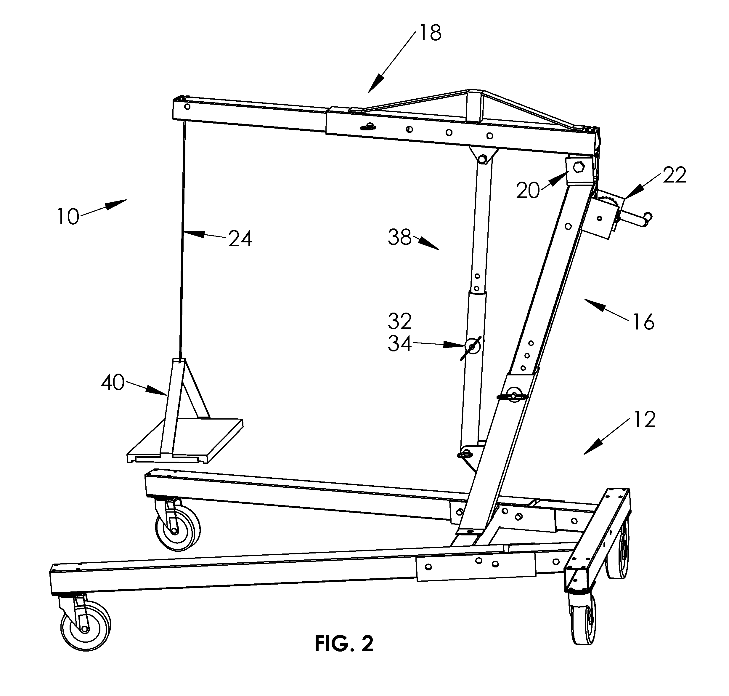 Portable apparatus for moving subjects