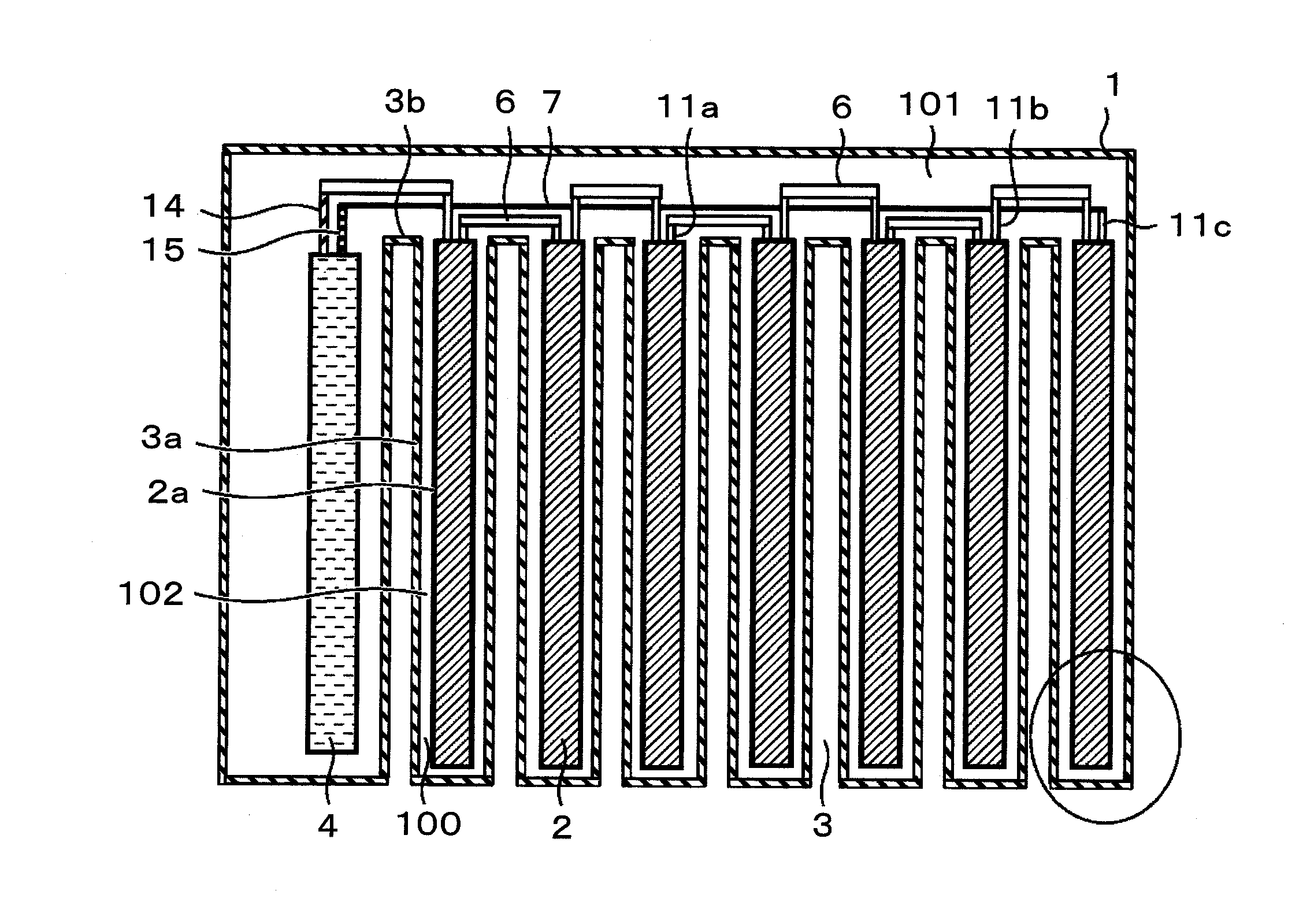 Secondary battery module and secondary battery pack
