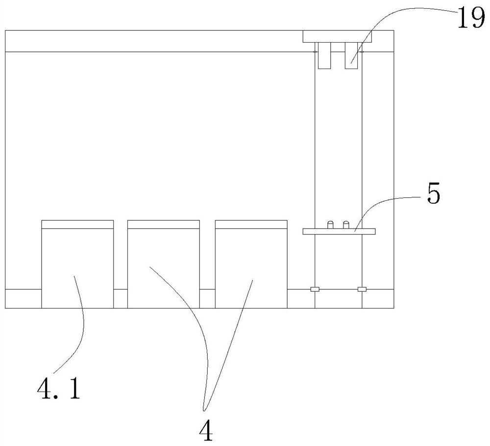 A community domestic garbage pretreatment and temporary storage workstation