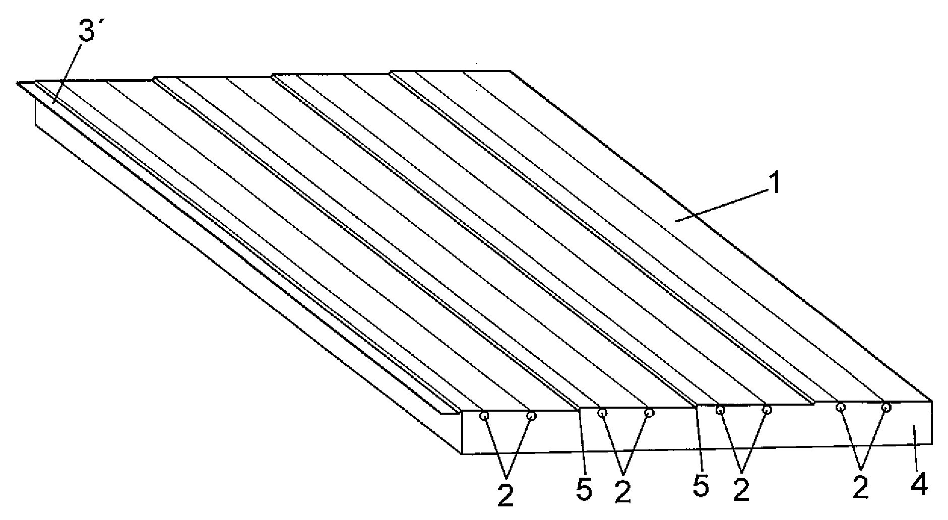 Cover panel for capturing solar energy