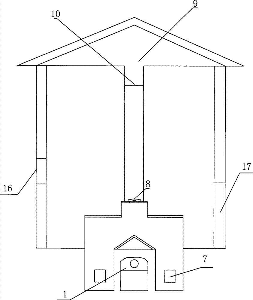 Method for baking tobacco leaf of intelligentized miniature compact tobacco flue-curing house