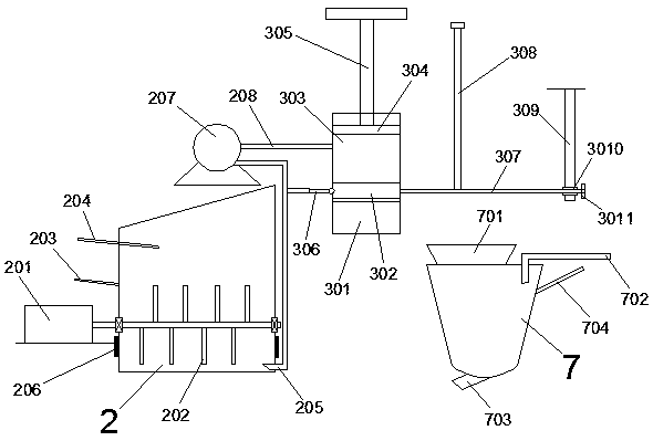 Sample processing cabinet for detecting zearalenone in corn and processing method