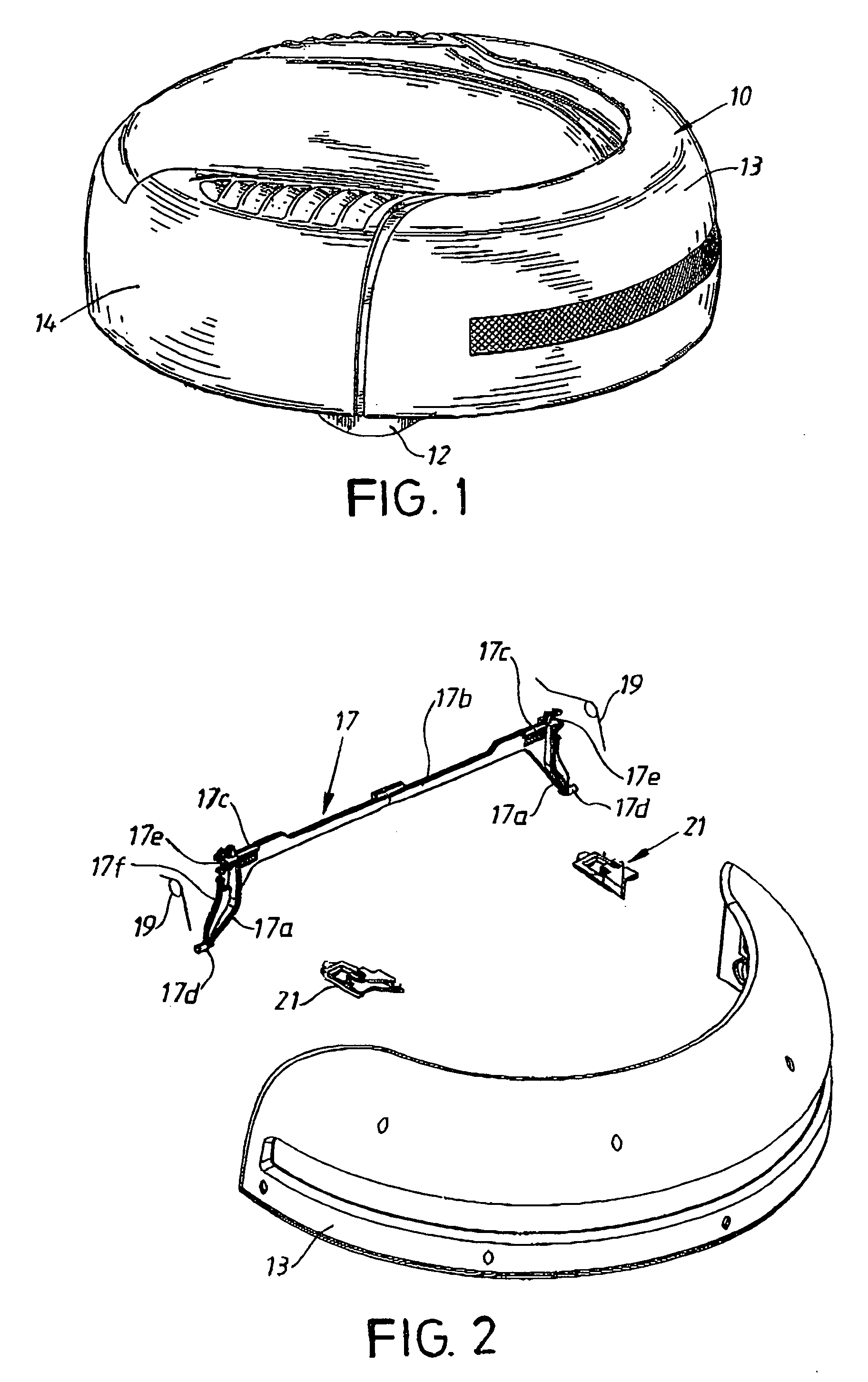 Obstacle sensing system for an autonomous cleaning apparatus