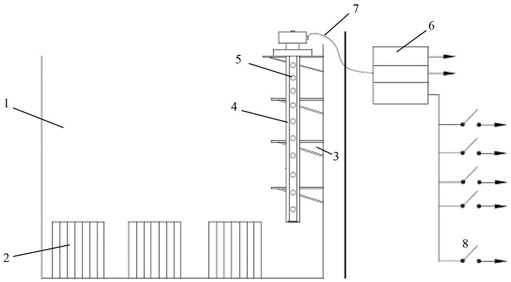 A method and system for continuously monitoring the state of a spent fuel pool