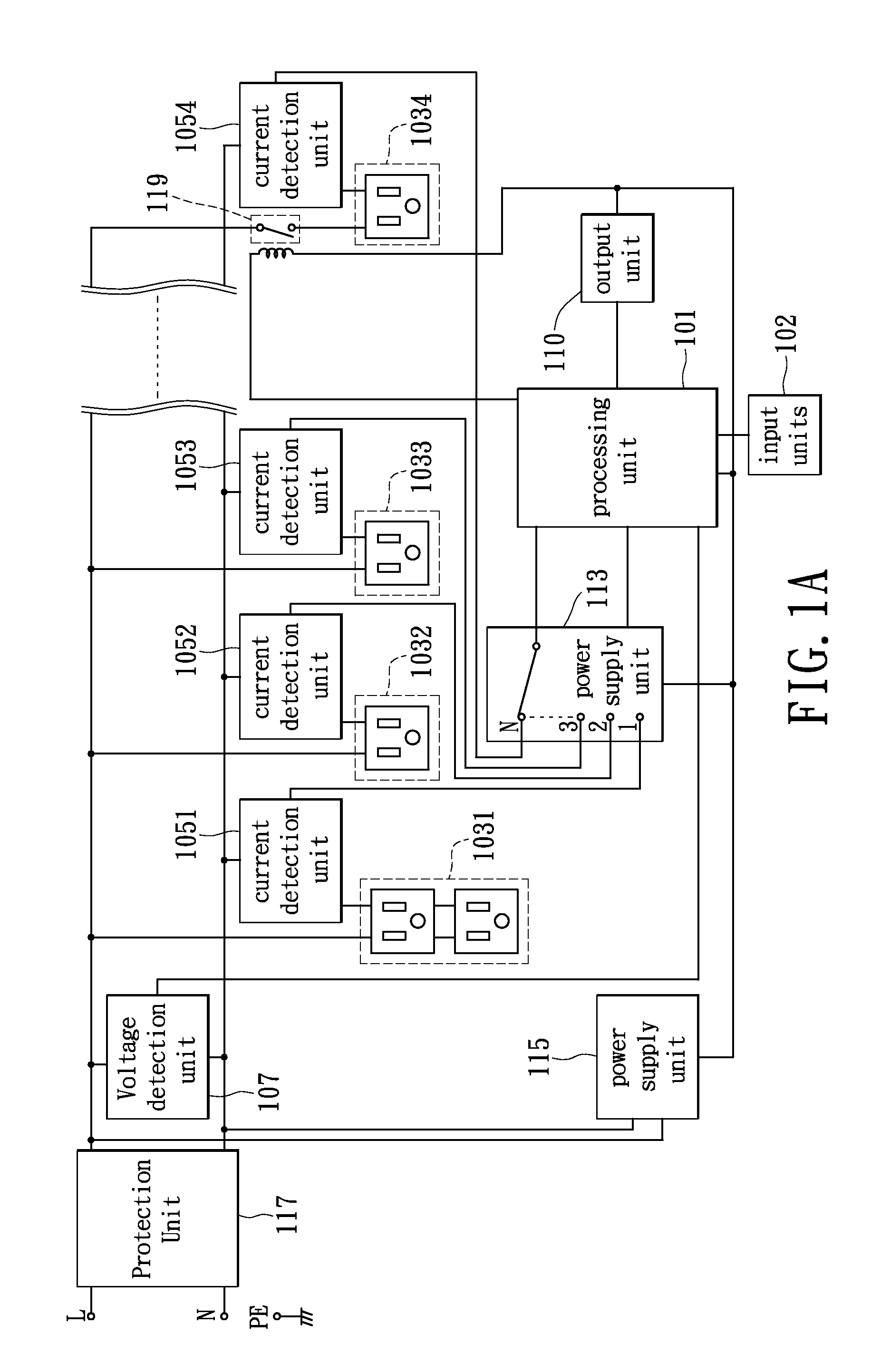 Power outlet apparatus with multiple sockets detection, and detection method thereof