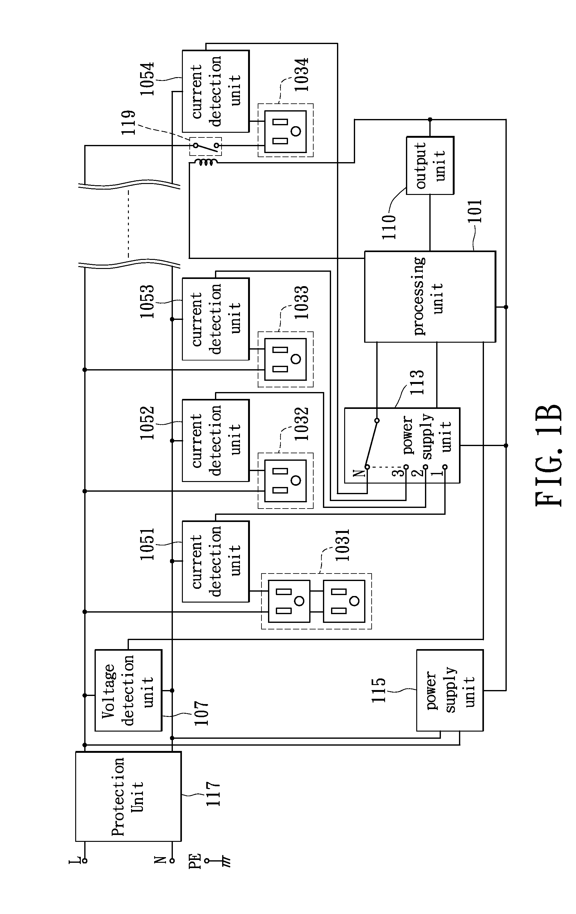 Power outlet apparatus with multiple sockets detection, and detection method thereof