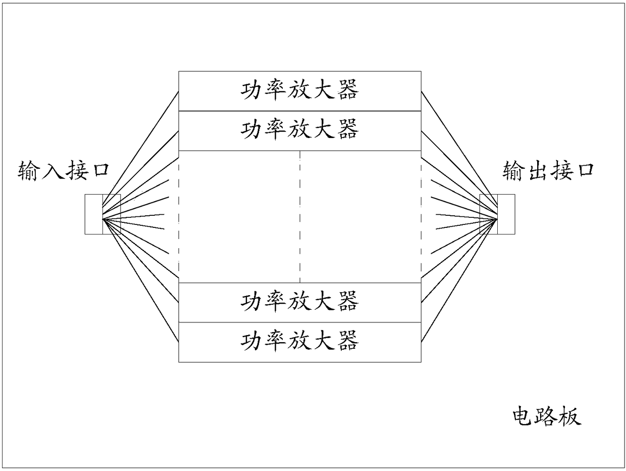 Power amplification system of phased-array high-intensity focused ultrasound device