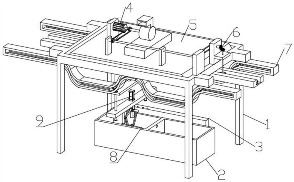 Casting cooling device for stainless steel pipe cast steel machining