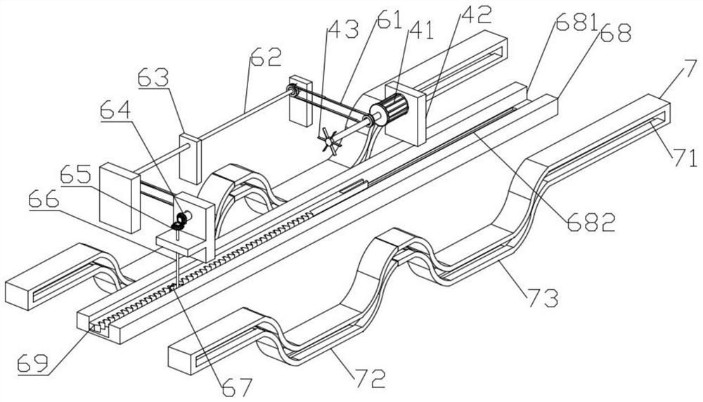 Casting cooling device for stainless steel pipe cast steel machining