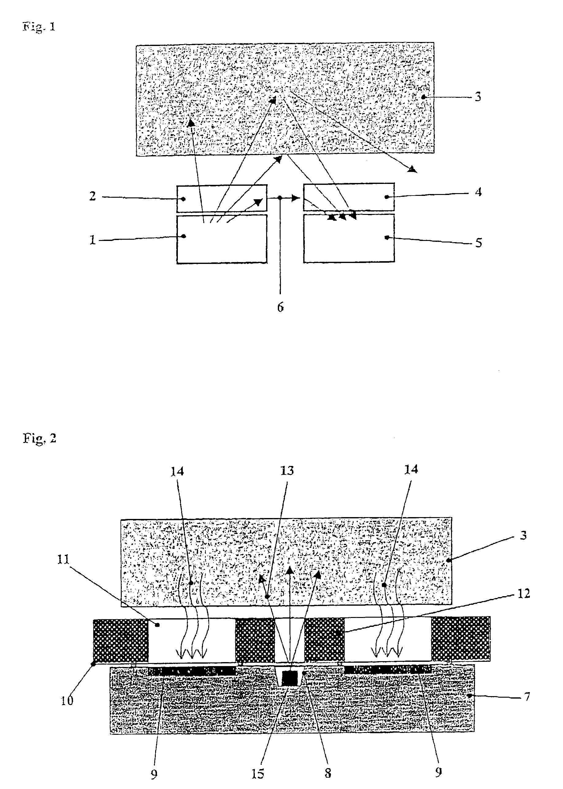 Sensor detecting reflected light and method for its manufacture