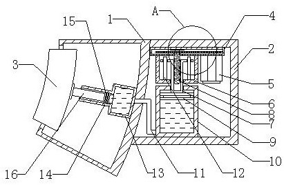 Logistics tractor brake device