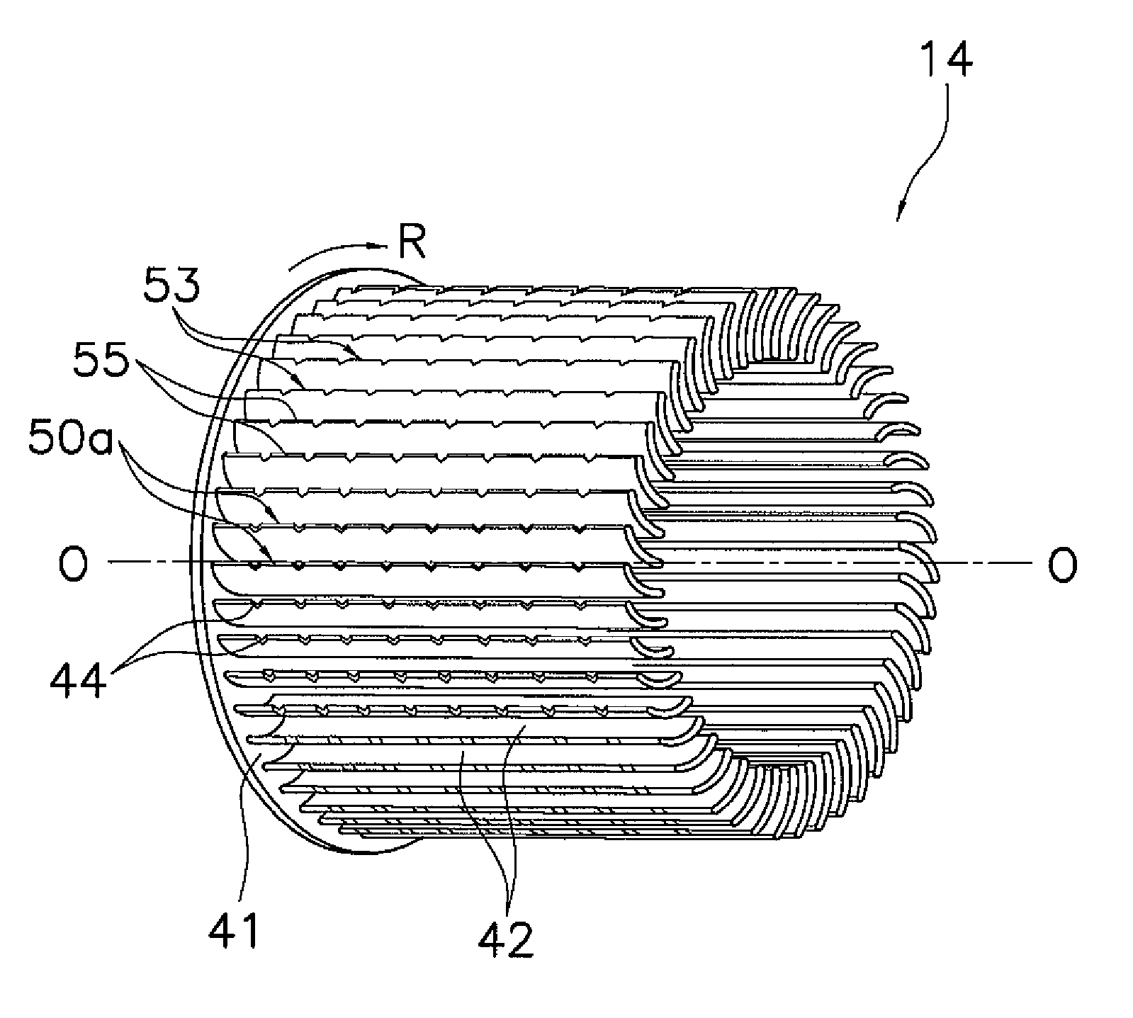 Impeller of multiblade blower and method of manufacuturing the same