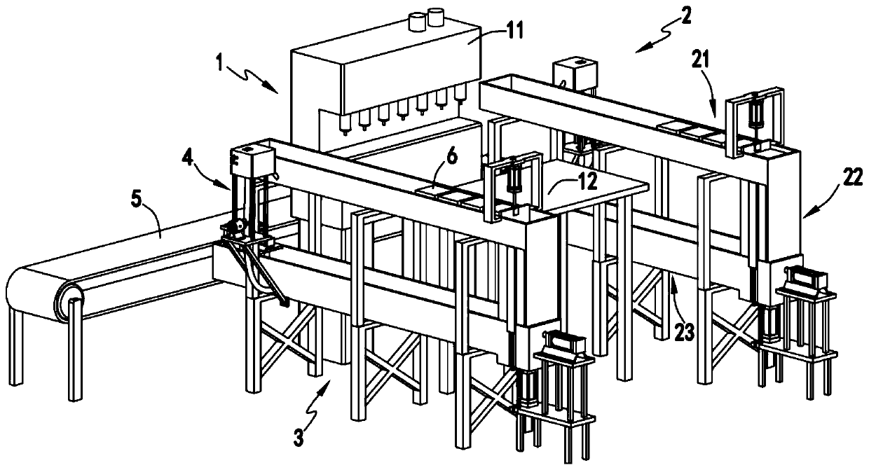 A battery continuous cooling process with vertical transfer function