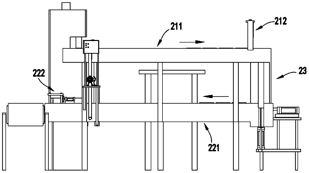 A battery continuous cooling process with vertical transfer function