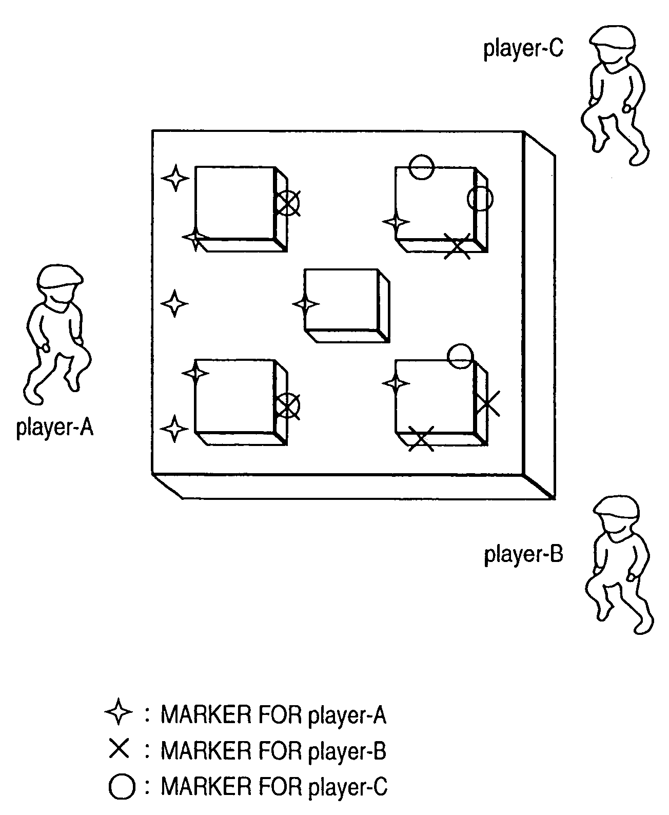 Marker layout method, mixed reality apparatus, and mixed reality space image generation method