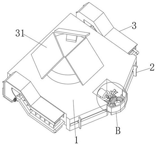 A device for collecting plankton on the surface of a river