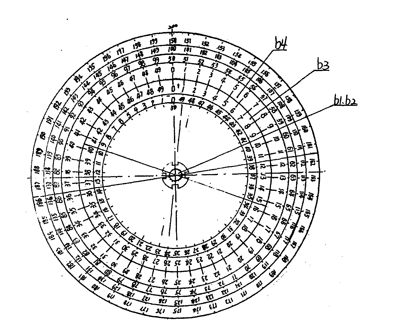 Wheel disk type calculator and use method thereof