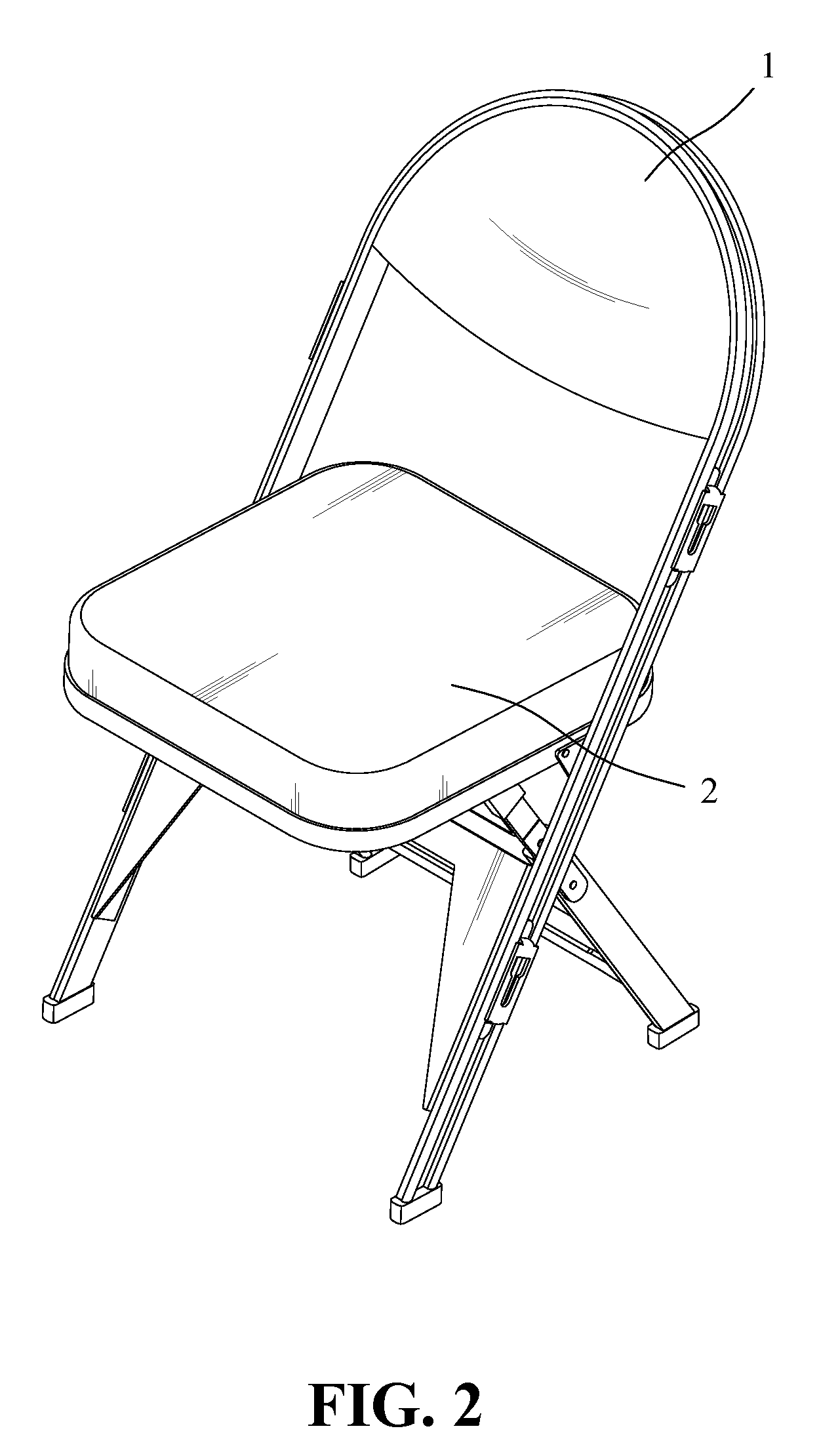 Seat Frame For A Folding Chair