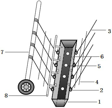 A kind of tomato hanging tank type soilless cultivation method