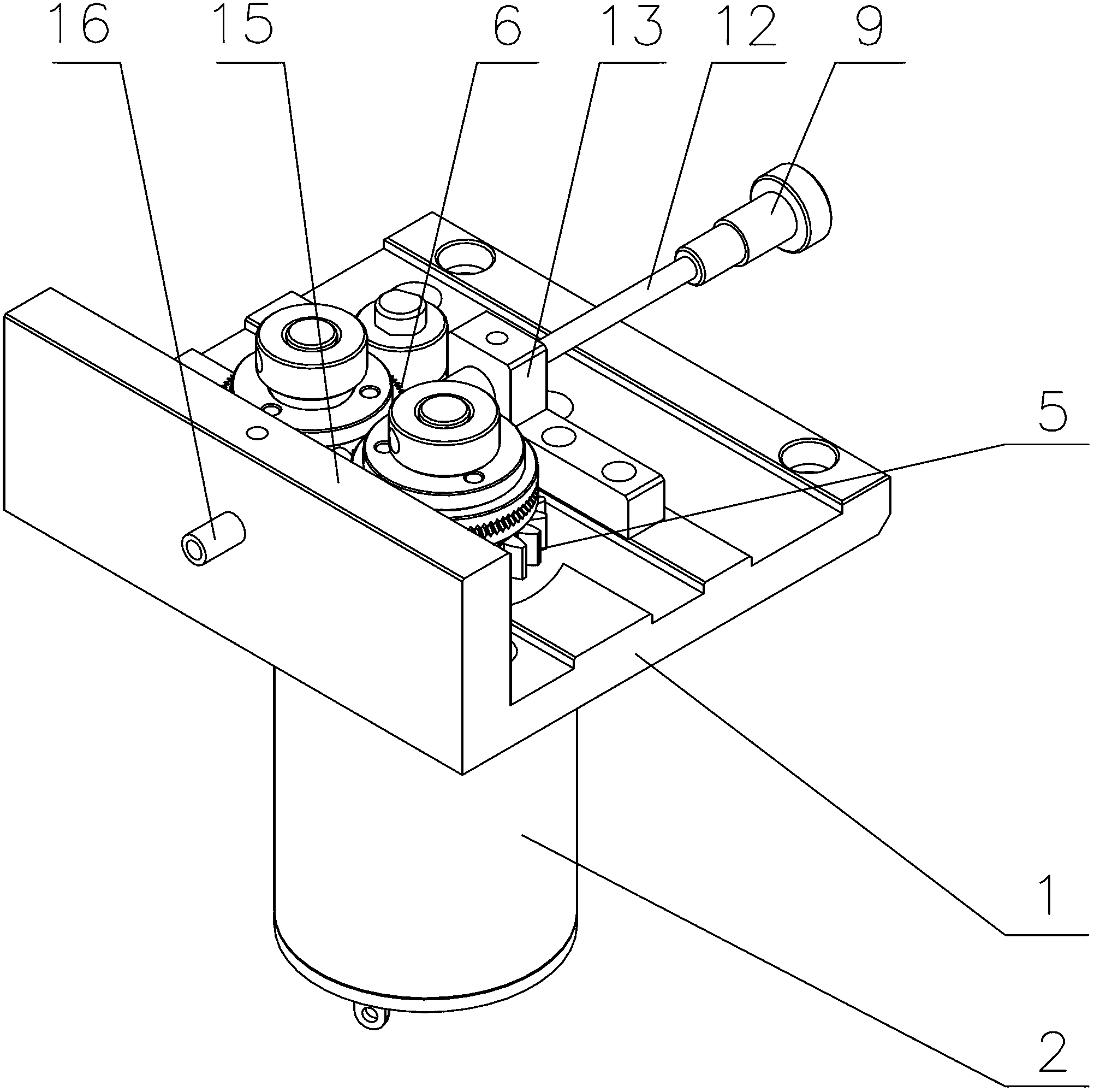 Punching device of tin wire