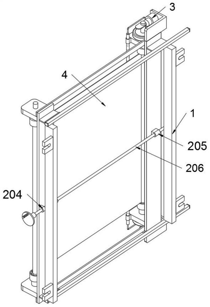 A kind of auxiliary winding device for Chinese painting viewing