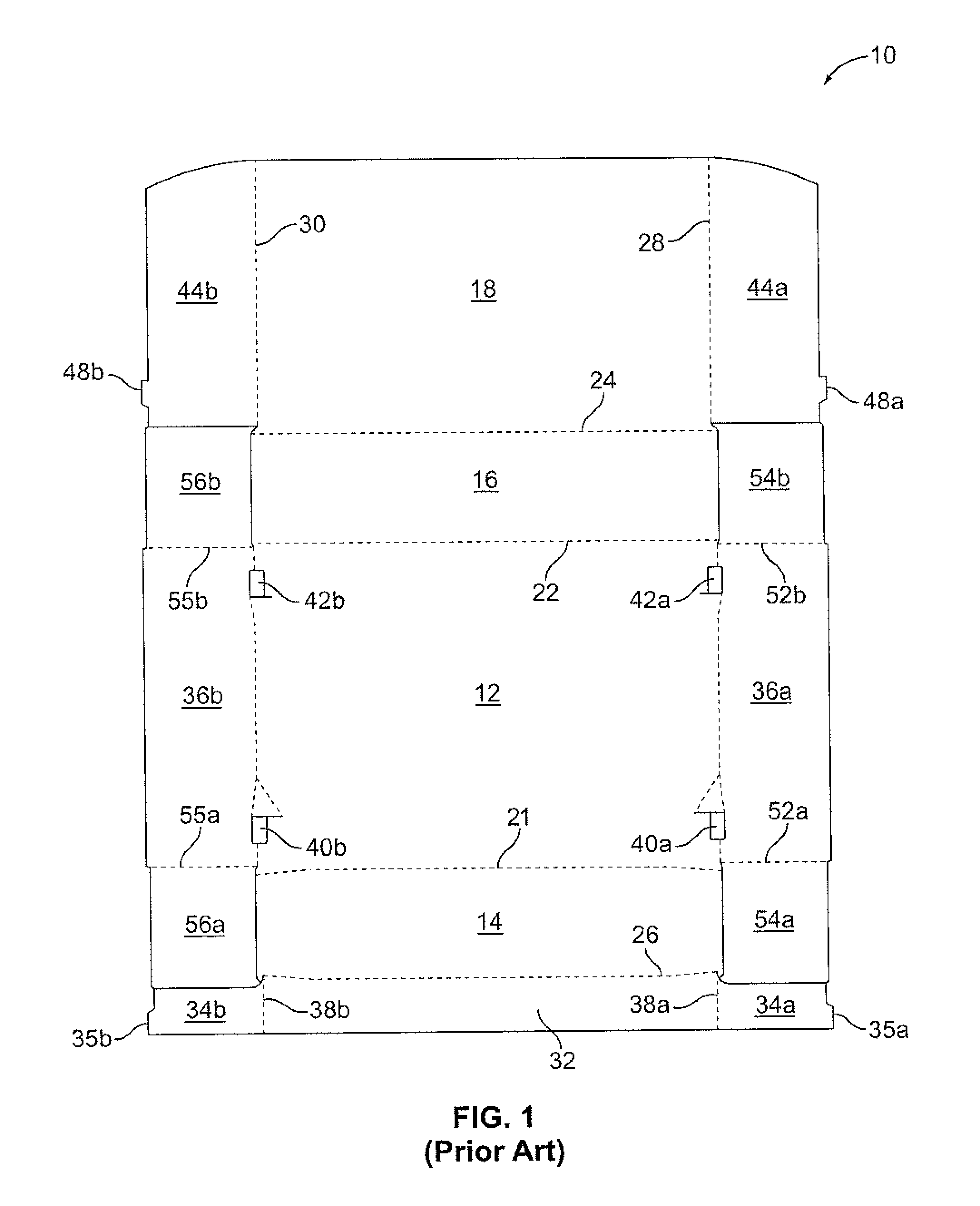 Front-rollover and hammer-lock container