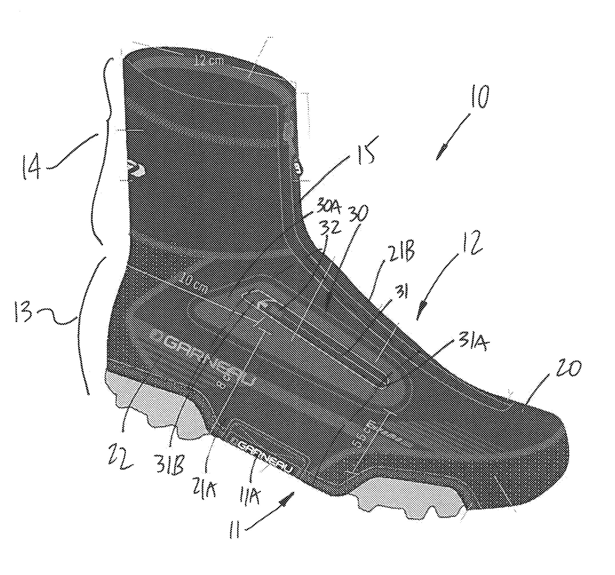 Sport shoe cover with closeable vent