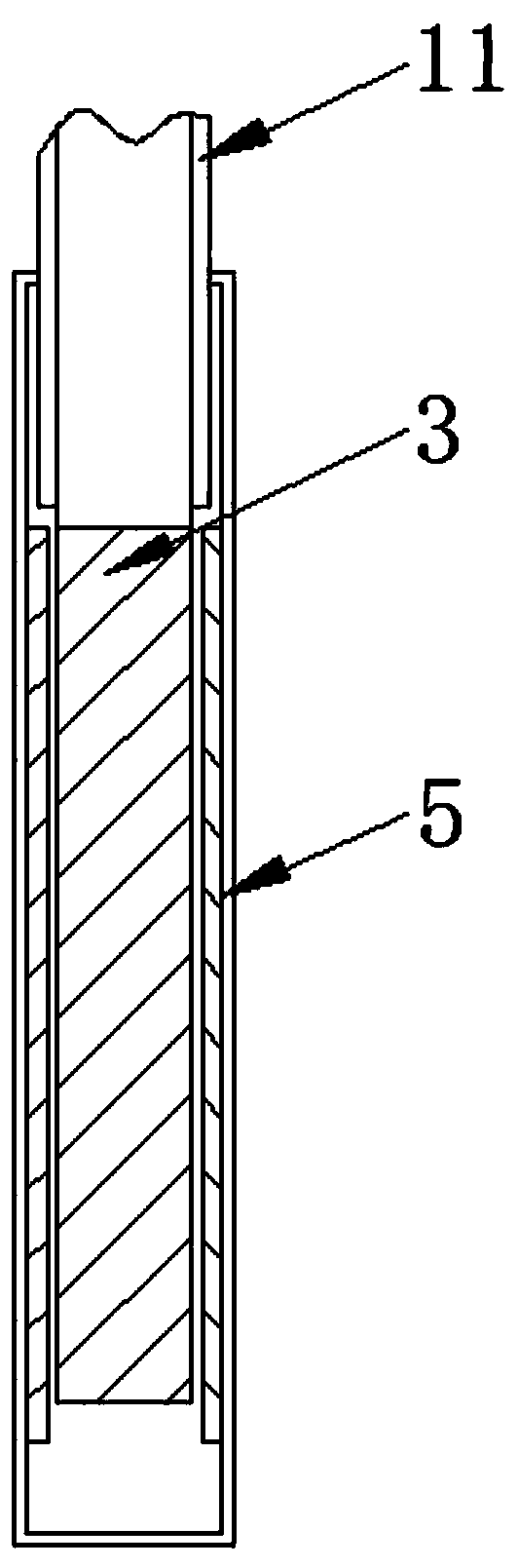 Novel single-tube support for hoisting precast beam and precast laminated slab