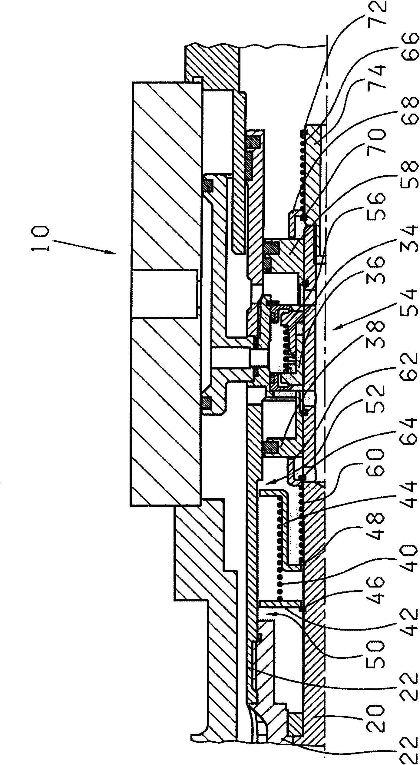 Servo-assisted device for motor vehicle switching gearbox