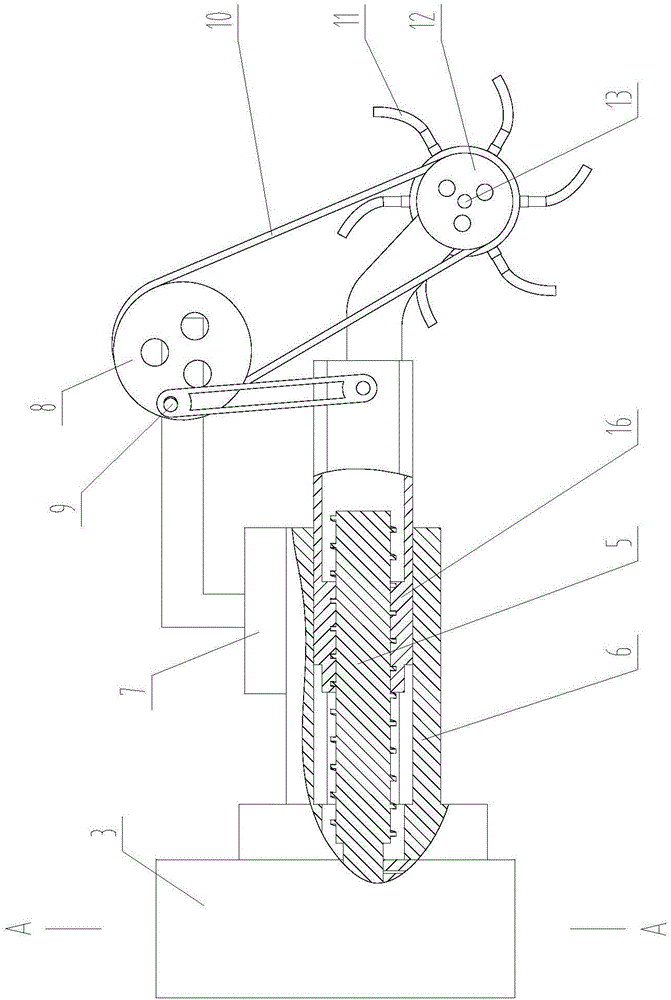 Corn seedling weeding mechanism with synchronized running of stretching and rolling of weeding tooth roll
