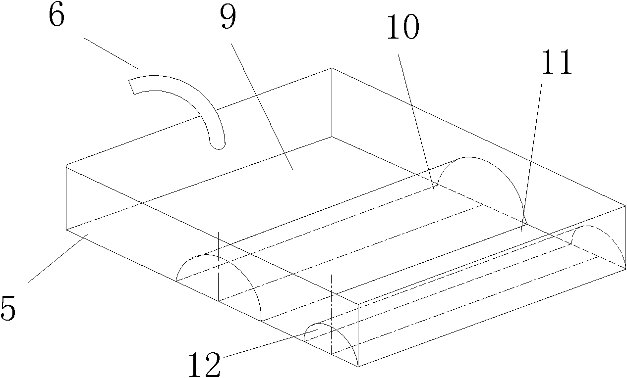 Thin sheet flow simulating device