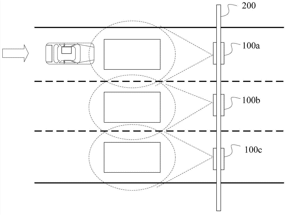 Method and device for solving signal interference of adjacent lanes used for road toll