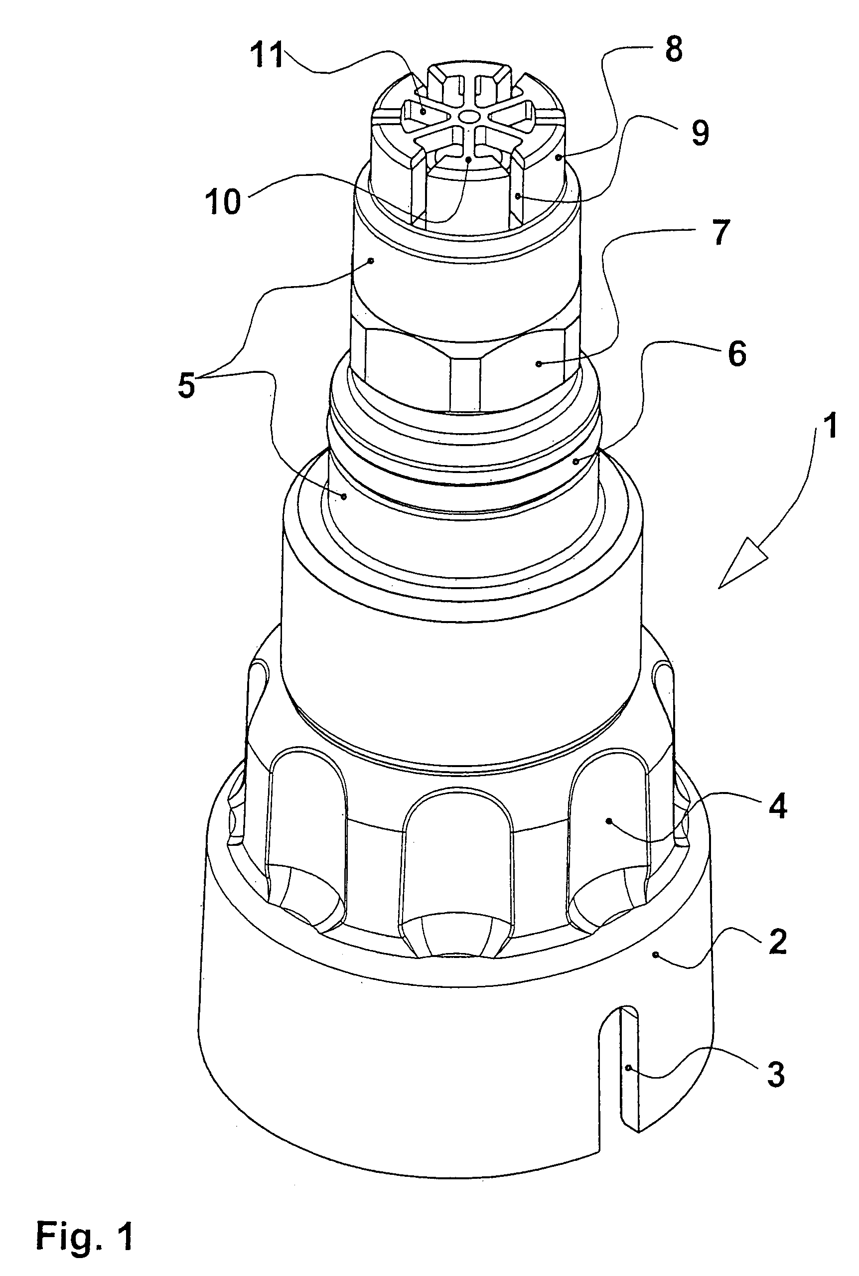 Filling system for an anesthetic evaporator