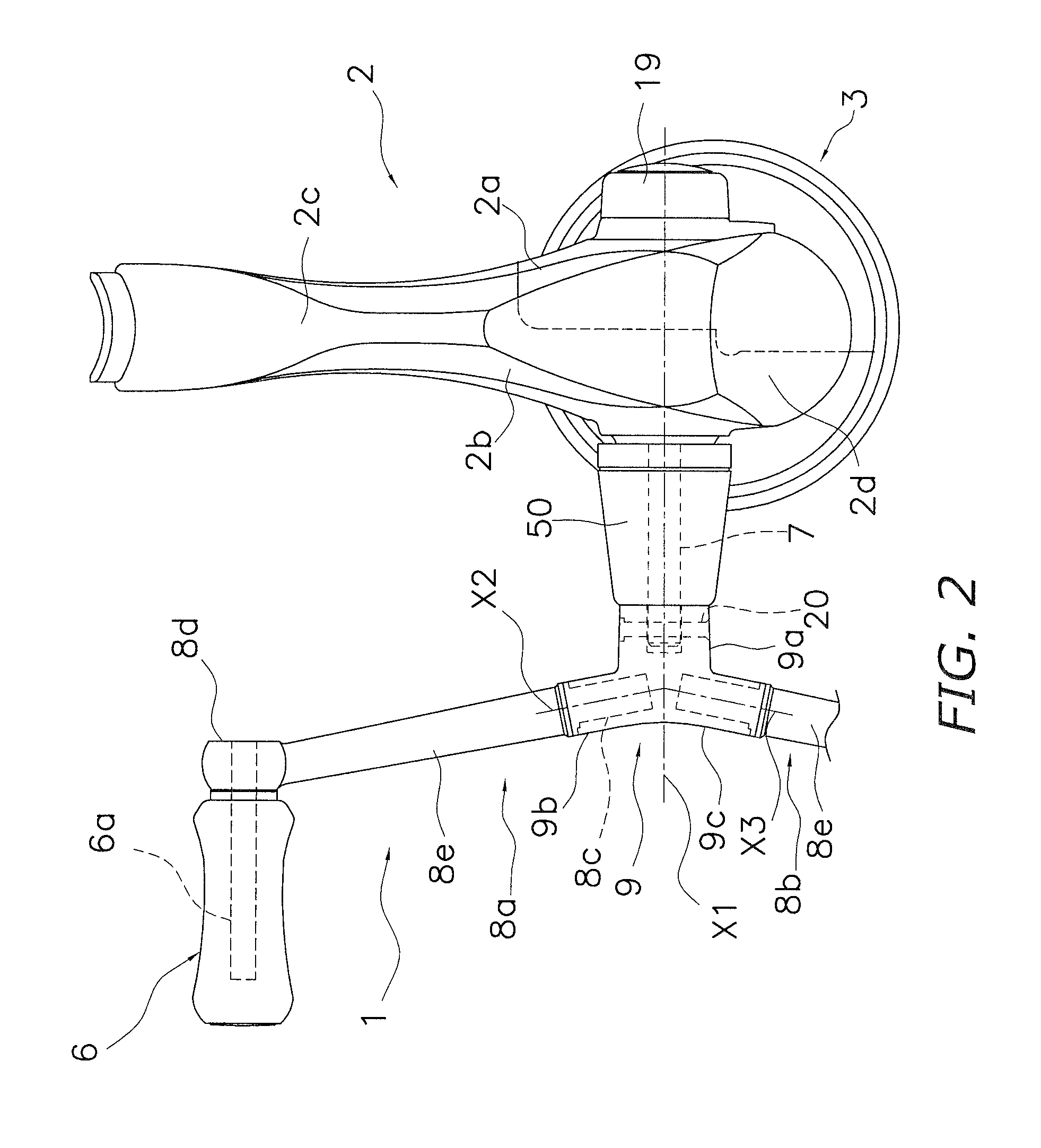 Fishing reel handle assembly