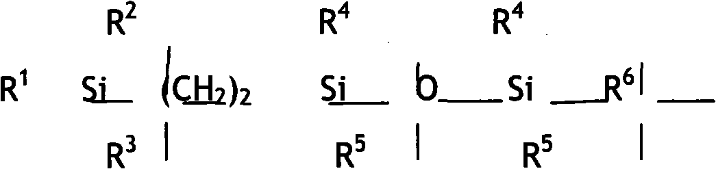 Disiloxane compound terminated by trialkyl silica ethyl and alkyne enol and method for preparing same