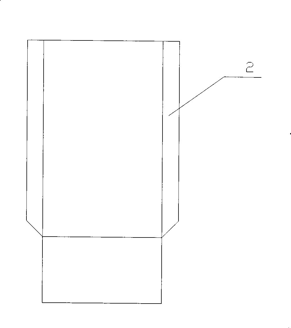 Butt amorphous core with noise reduction function of glue coating