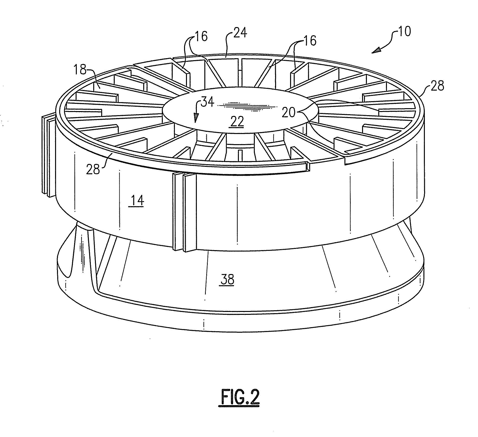 Lighting device with heat dissipation elements