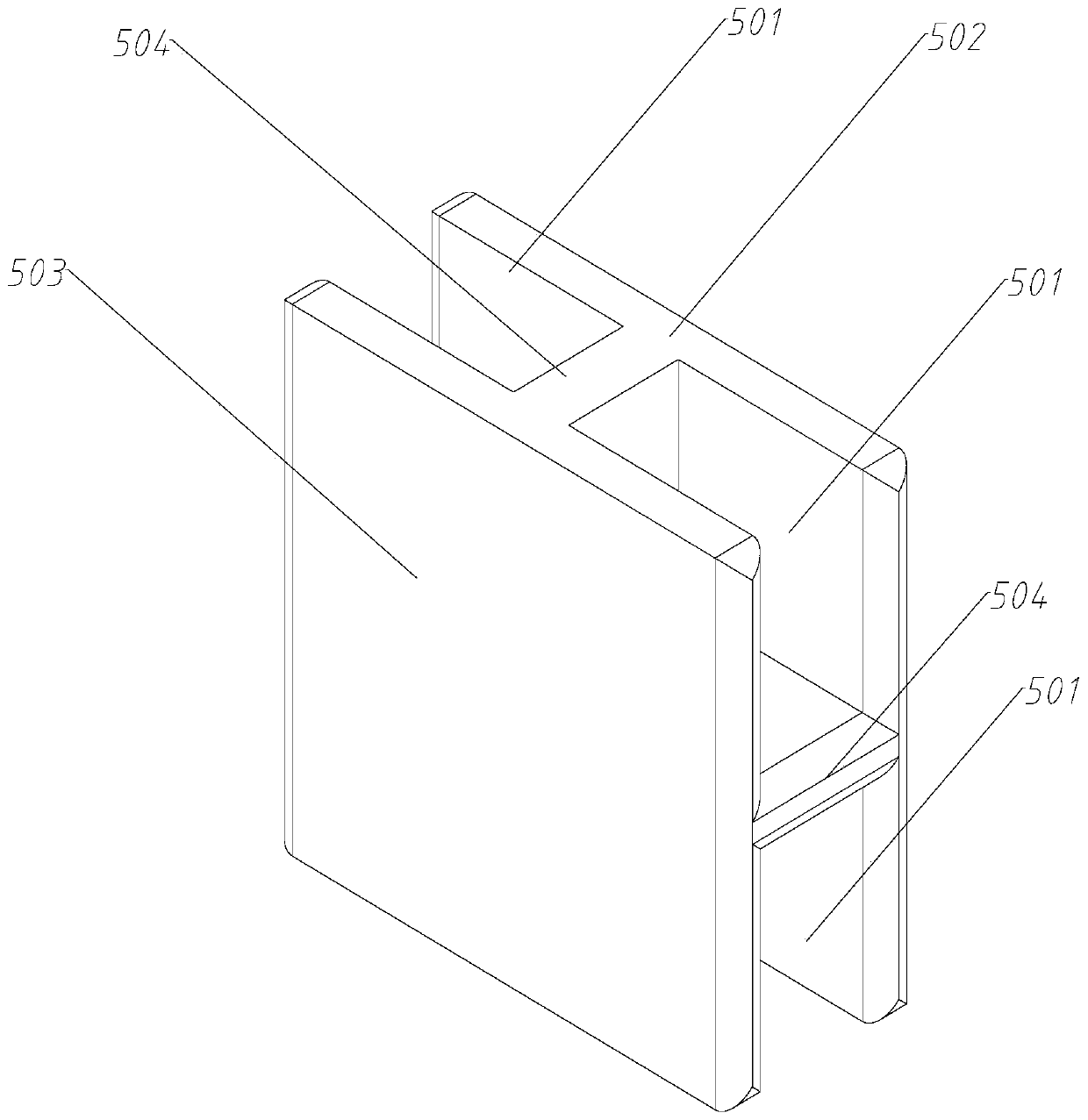 Wall supporting assembly, wall and construction method of wall