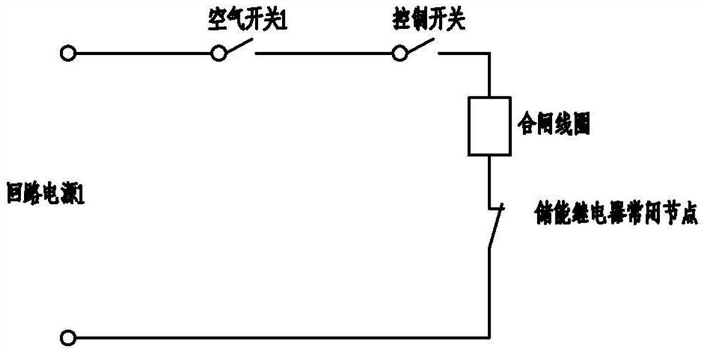 Alarm method for abnormal closing function of spring circuit breaker