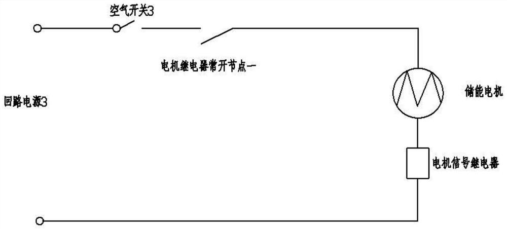 Alarm method for abnormal closing function of spring circuit breaker