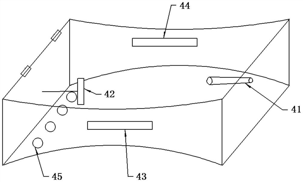 Pulse type liquid-solid two-phase flow erosive wear test device in airflow jet environment