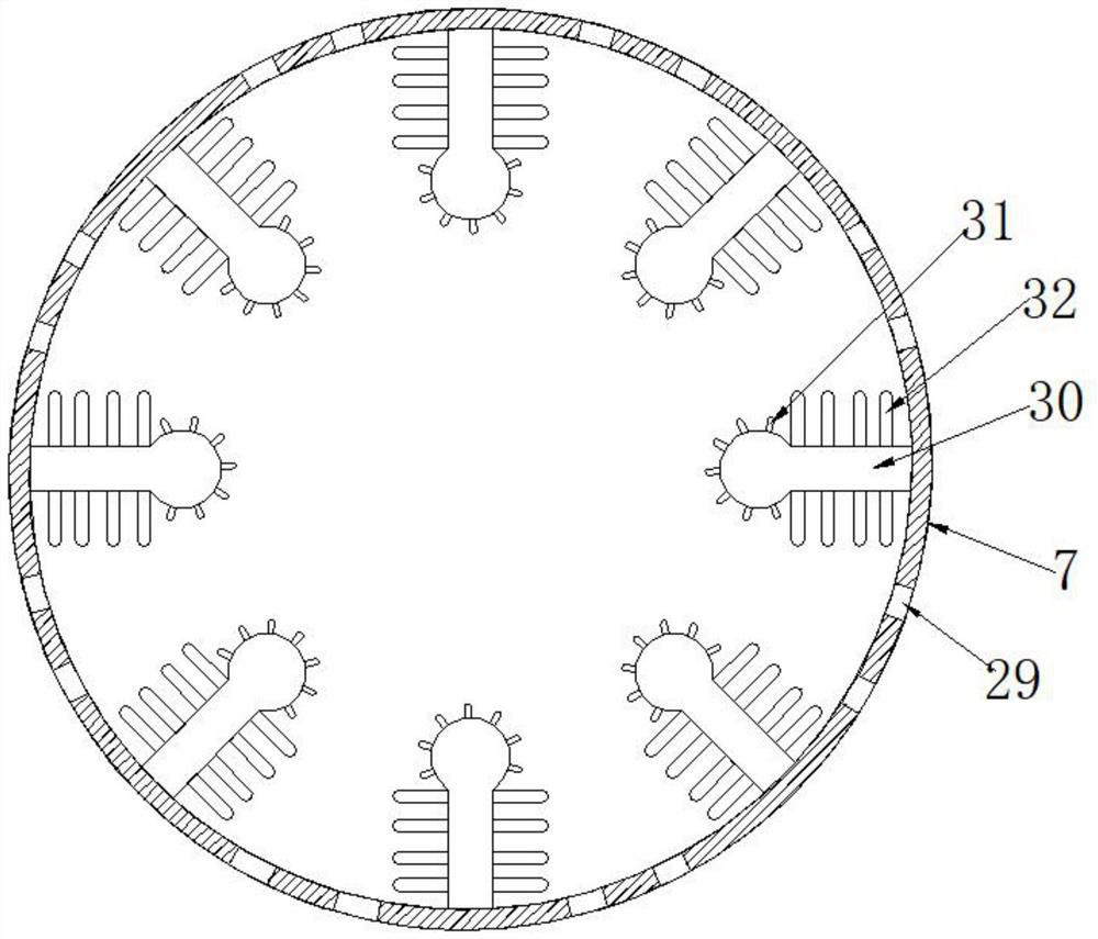 Rolling type device for extracting moisture in household garbage treatment