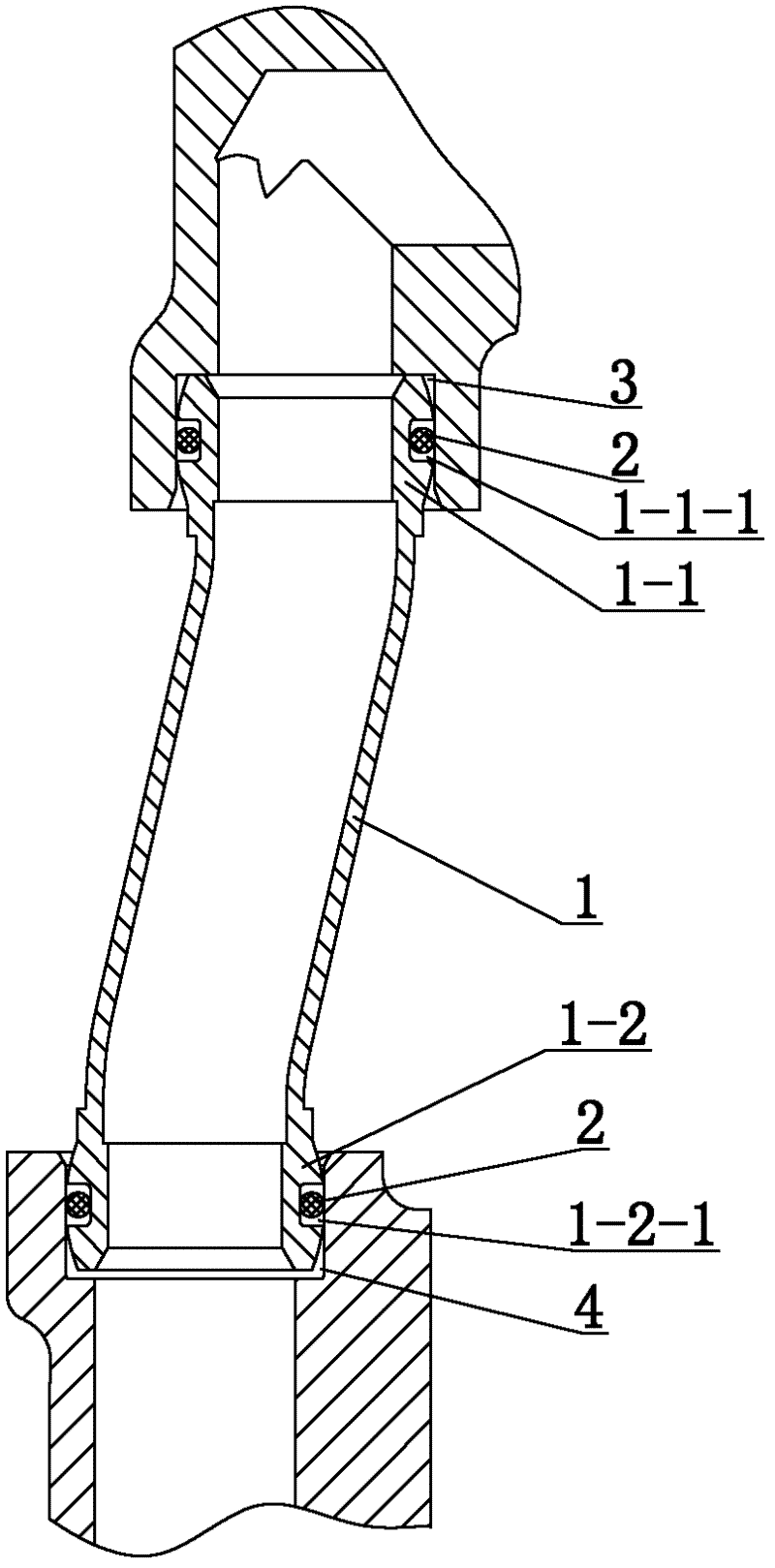 Plugin pipeline mounting structure