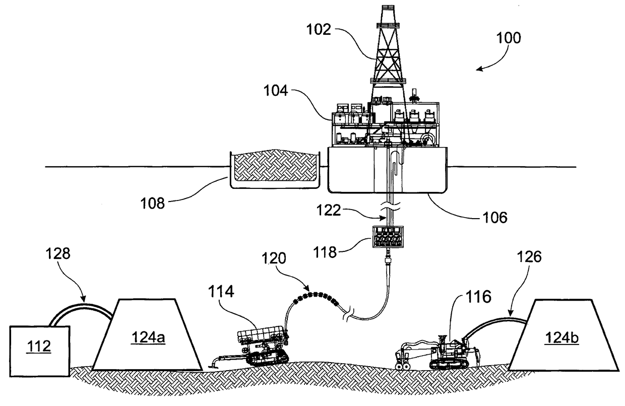 System and method for seafloor stockpiling
